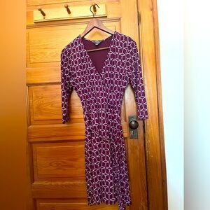 Purple wrap dress. Used but in good condition